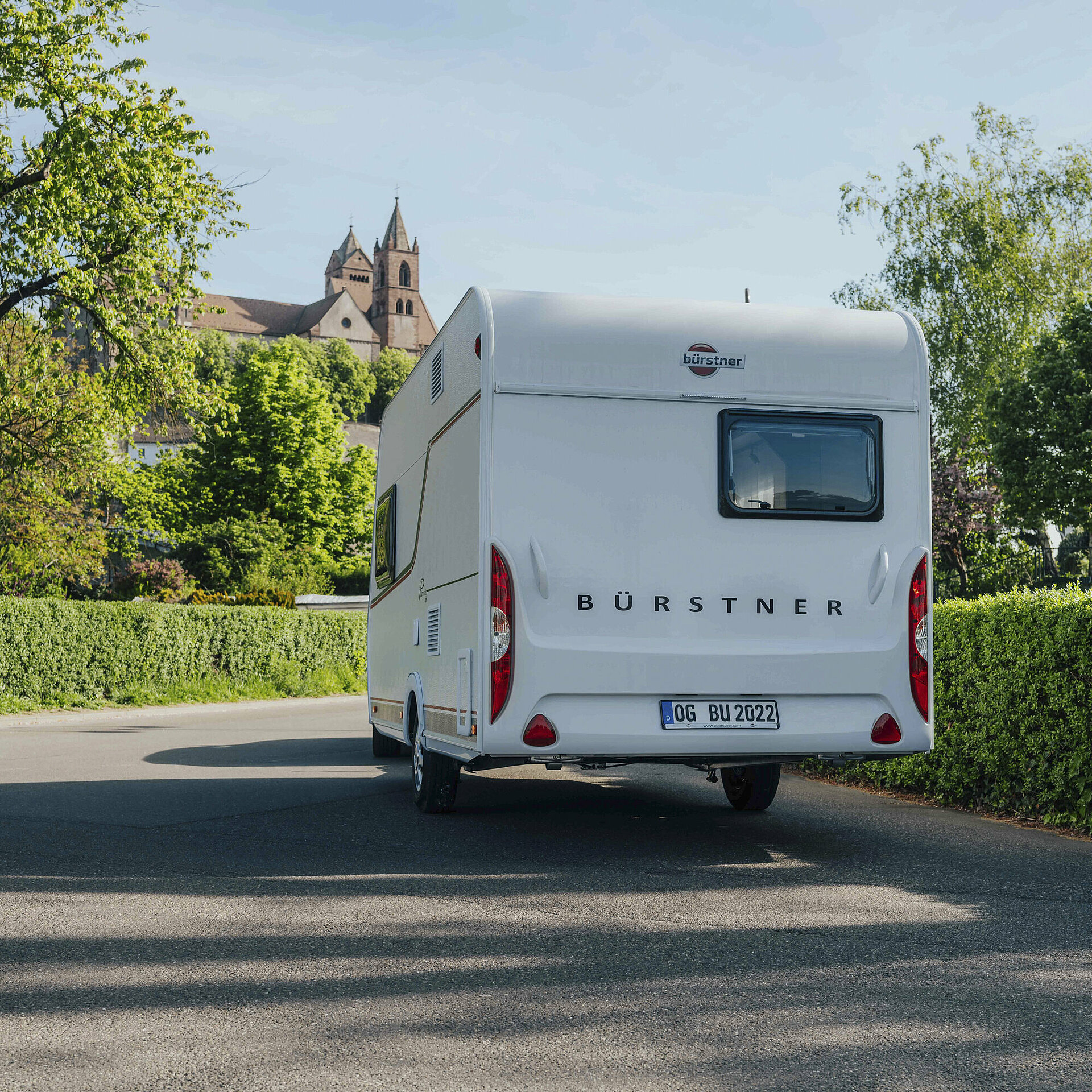 Neue Wohnwagen bei Caravan-Park Thrun